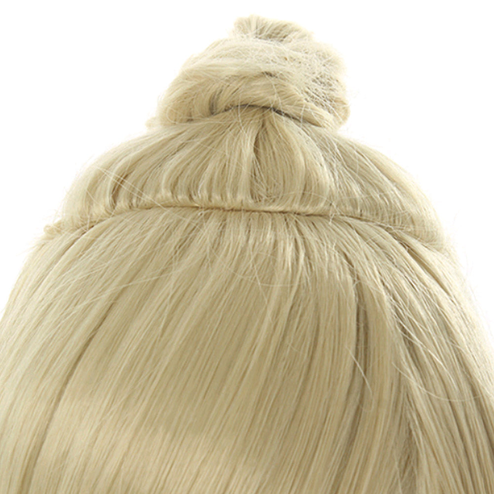 Game Animal Crossing Isabelle Carnival Halloween Party Props Cosplay Wig Heat Resistant Synthetic Hair
