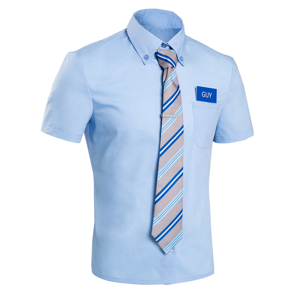 FREE GUY  Guy Halloween Carnival Suit Cosplay Costume Shirt