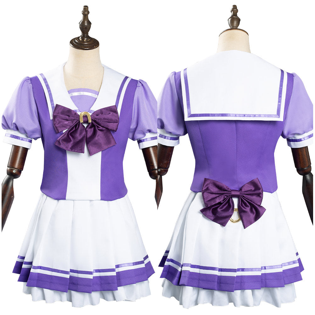 Anime Pretty Derby Halloween Carnival Suit Cosplay Costume School Uniform Dresses