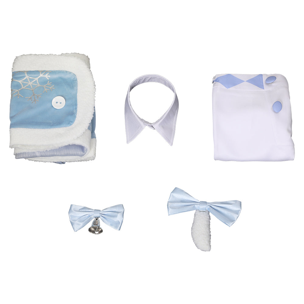 Genshin Impact Ganyu Cosplay Costume Uniform Outfits Halloween Carnival Suit