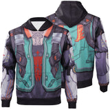 Valorant Breach Cosplay Costume Hoodie Coat Halloween Carnival Suit