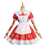 Genshin Impact KLEE Alice in Wonderland Alice Cosplay Costume Dress Outfits Halloween Carnival Suit
