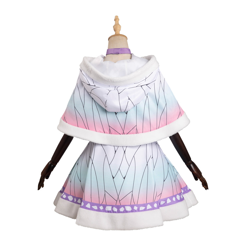 Demon Slayer Kochou Shinobu Codplay Costume Christmas Dress Outfits Halloween Carnival Suit