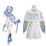 Genshin Impact Ganyu Cosplay Costume Uniform Outfits Halloween Carnival Suit