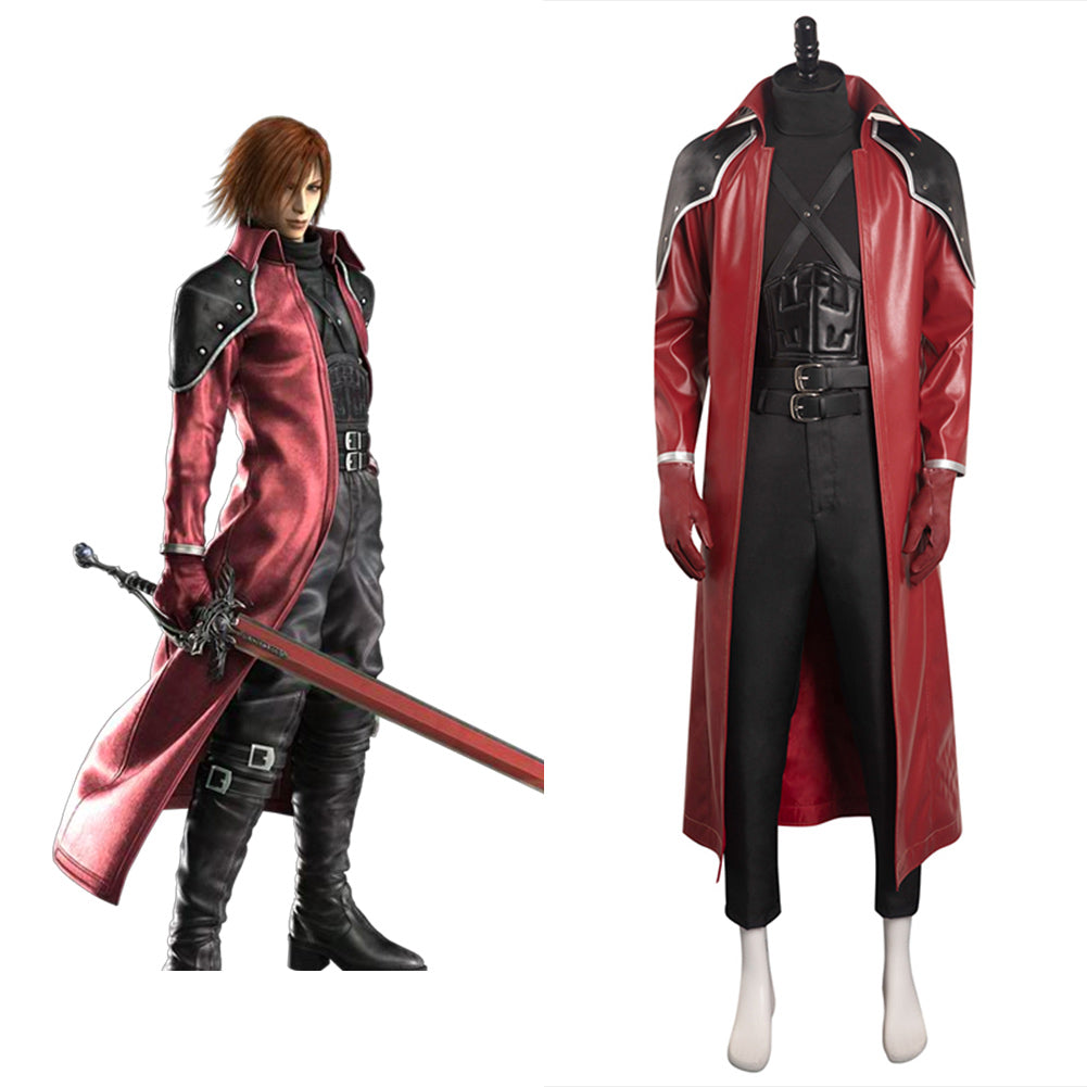 Crisis Core - Final Fantasy VII Reunion- Genesis·Rhapsodos Cosplay Costume Outfits Halloween Carnival Suit