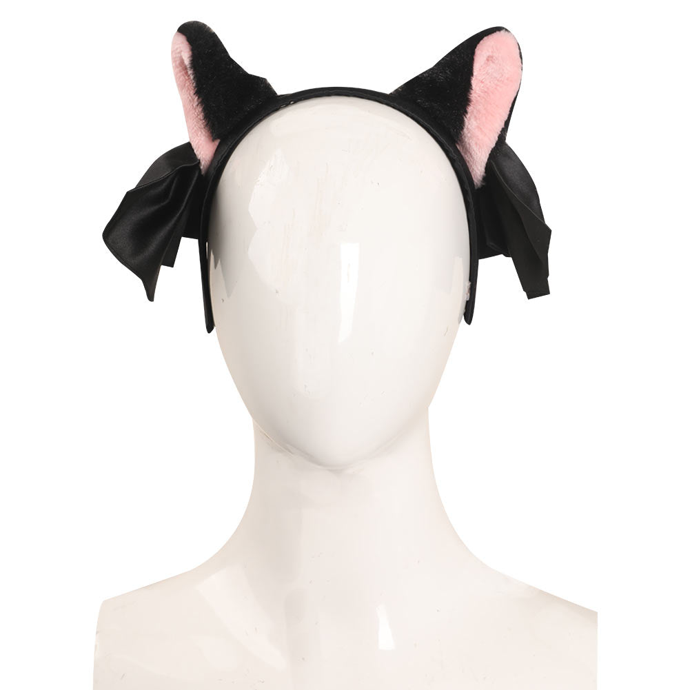 Genshin Impact Mona Alice in Wonderland Cosplay Costume Cheshire Cat Dress Outfits Halloween Carnival Suit