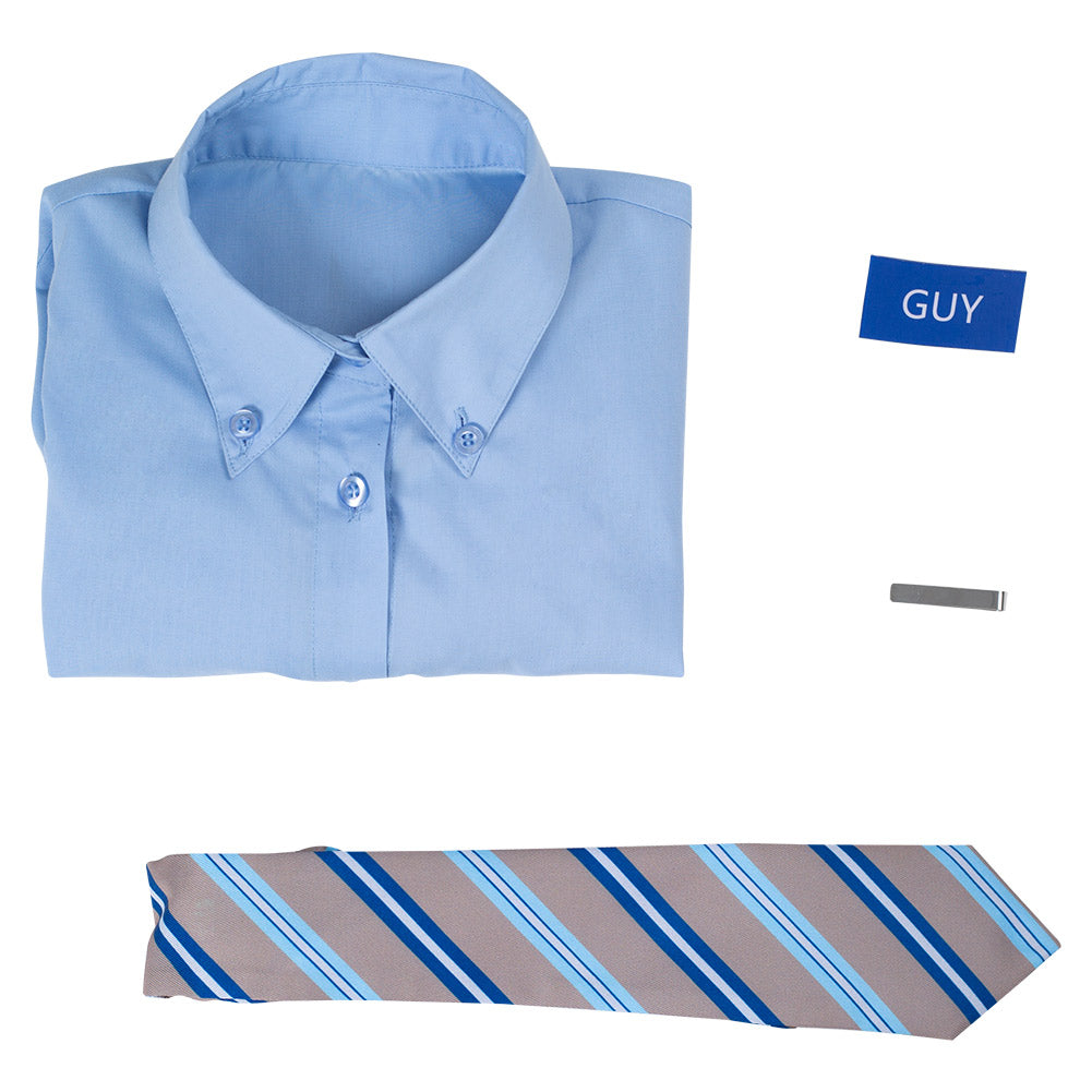 FREE GUY  Guy Halloween Carnival Suit Cosplay Costume Shirt