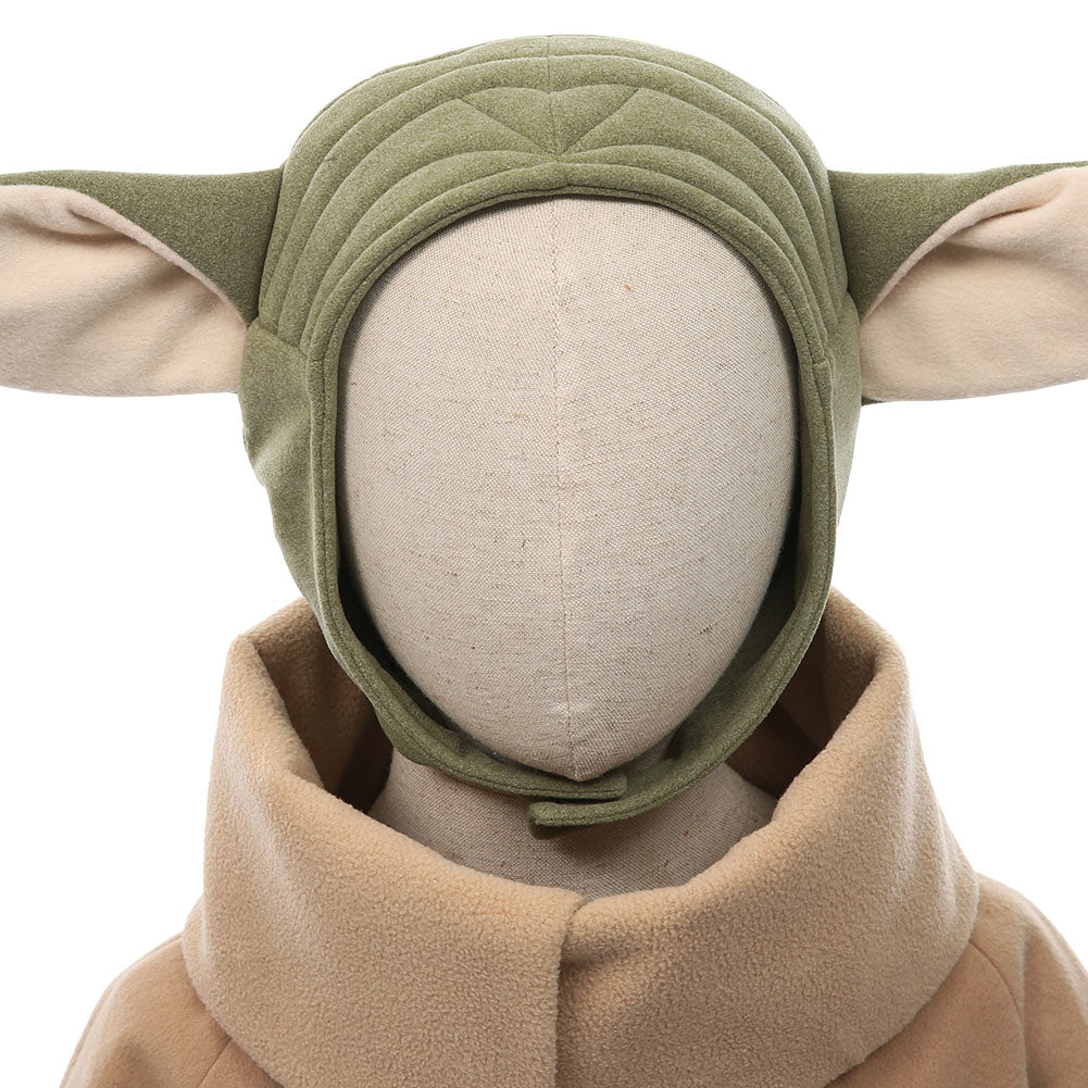The Mando Season 2-Baby Yoda Grogu Halloween Carnival Suit Cosplay Costume Coat Headgear Outfits