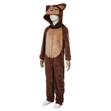 Animal Squirrel Halloween Carnival Suit Cosplay Costume Jumpsuit Sleepwear Pajams Outfits  Kids Children