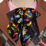 Alice in Wonderland Mad Hatter Tarrant Hightopp Cosplay Costume Kids Children Halloween Carnival Suit