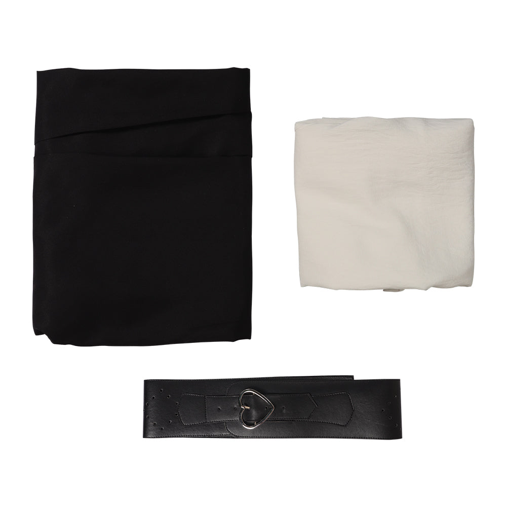 The Witcher Yennefer White Black Outfits Halloween Carnival Party Cosplay Costume