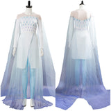 Frozen 2 Queen Ahtohallan Cave Elsa Snow Flake Dress Cosplay Costume