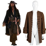 Pirates Of The Caribbean Jack Sparrow Jacket Only Costume