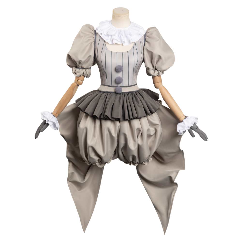 It Pennywise HORROR Outfits Halloween Carnival Suit Cosplay Costume