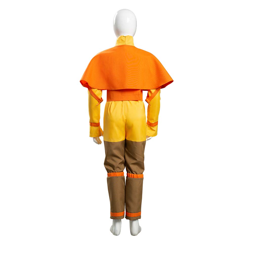 Avatar: The Last Airbender Avatar Aang Halloween Carnival Suit Cosplay Costume Kids Children Jumpsuit Outfits