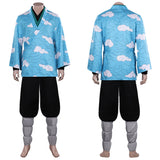 Demon Slayer Kimetsu no Yaiba : Hinokami Kepputan Urokodaki Sakonji Halloween Carnival Suit Cosplay Costume Outfits