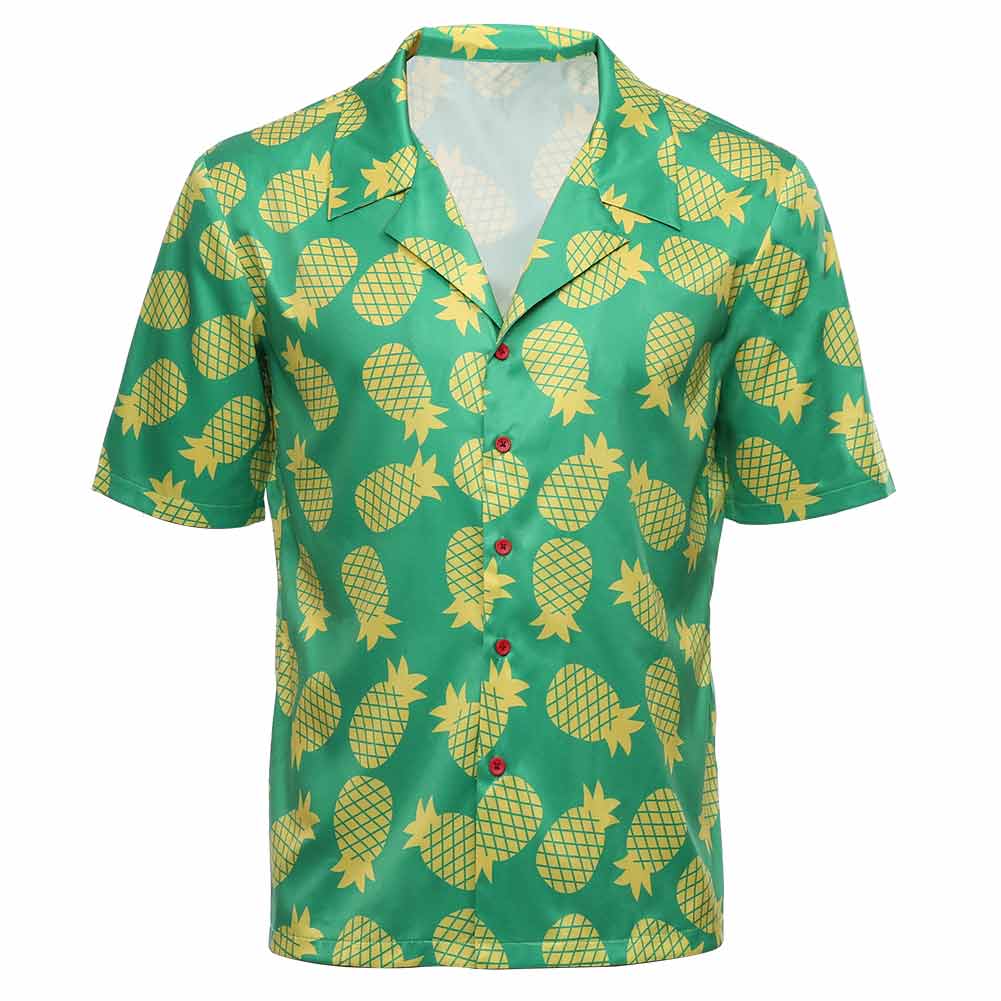 Adult Game Animal Crossing Cosplay T Shirt Bud Cosplay Hawaiian Short Sleeve Shirts Costume Halloween Carnival Costume