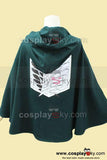 Attack on Titan Shingeki no Kyojin Mantle Cloak Cape Costume