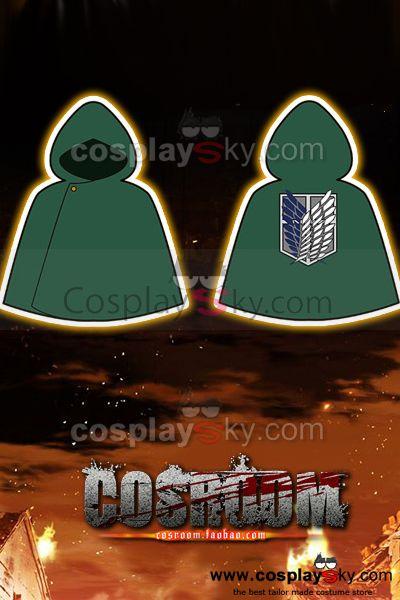 Attack on Titan Shingeki no Kyojin Mantle Cloak Cape Costume