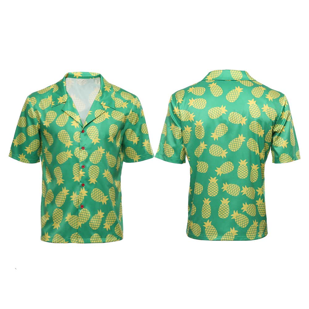 Adult Game Animal Crossing Cosplay T Shirt Bud Cosplay Hawaiian Short Sleeve Shirts Costume Halloween Carnival Costume