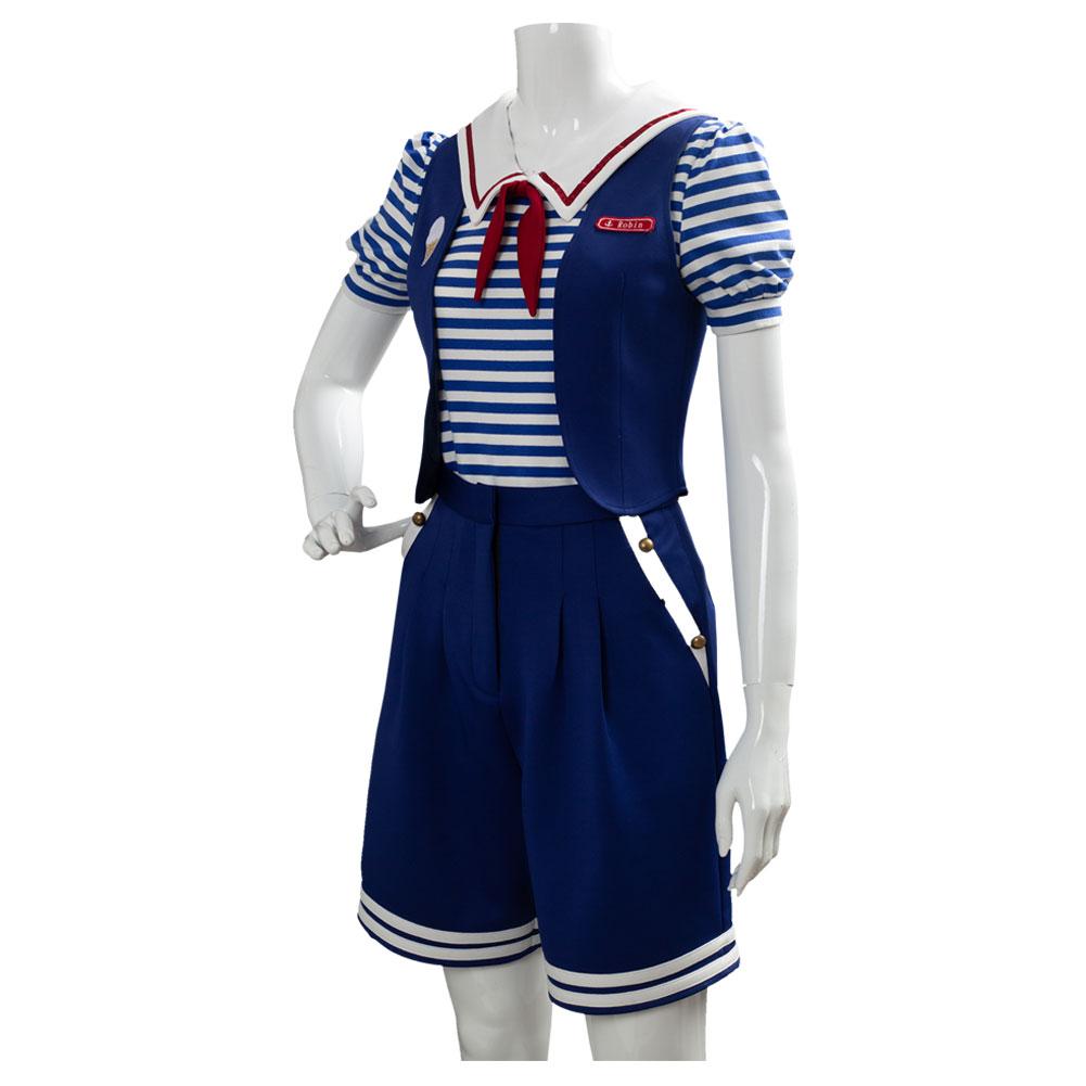 Stranger Things 3 Scoops Ahoy Robin Cosplay Costume