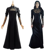The Witcher Party Black Long Dress Yennefer Outfit Cosplay Costume