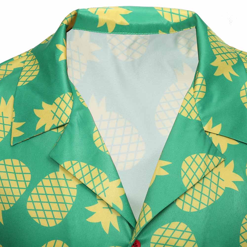Adult Game Animal Crossing Cosplay T Shirt Bud Cosplay Hawaiian Short Sleeve Shirts Costume Halloween Carnival Costume