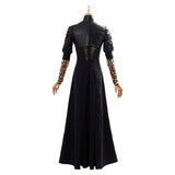 The Witcher Party Black Long Dress Yennefer Outfit Cosplay Costume