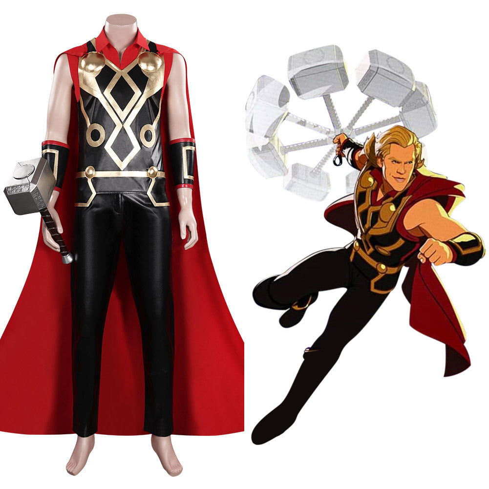 What If  Thor Halloween Carnival Suit Cosplay Costume Outfits