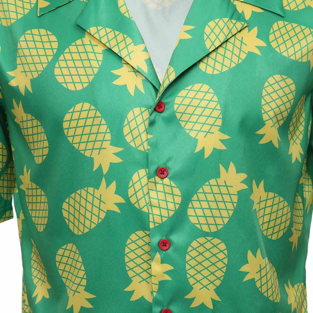 Adult Game Animal Crossing Cosplay T Shirt Bud Cosplay Hawaiian Short Sleeve Shirts Costume Halloween Carnival Costume