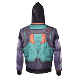 Valorant Breach Cosplay Costume Hoodie Coat Halloween Carnival Suit