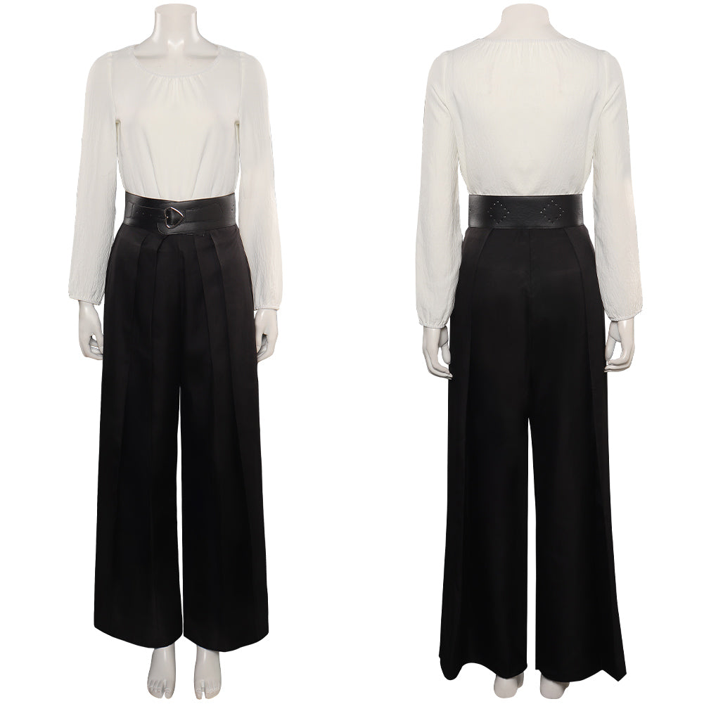 The Witcher Yennefer White Black Outfits Halloween Carnival Party Cosplay Costume