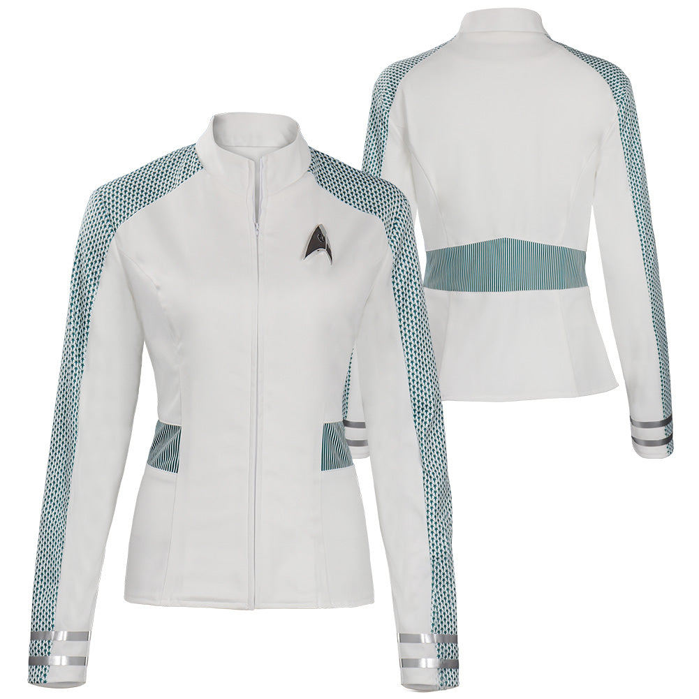 TV Star Trek: Strange New Worlds Christine Chapel Women White Nurse Top Cosplay Costume Outfits Halloween Carnival Suit