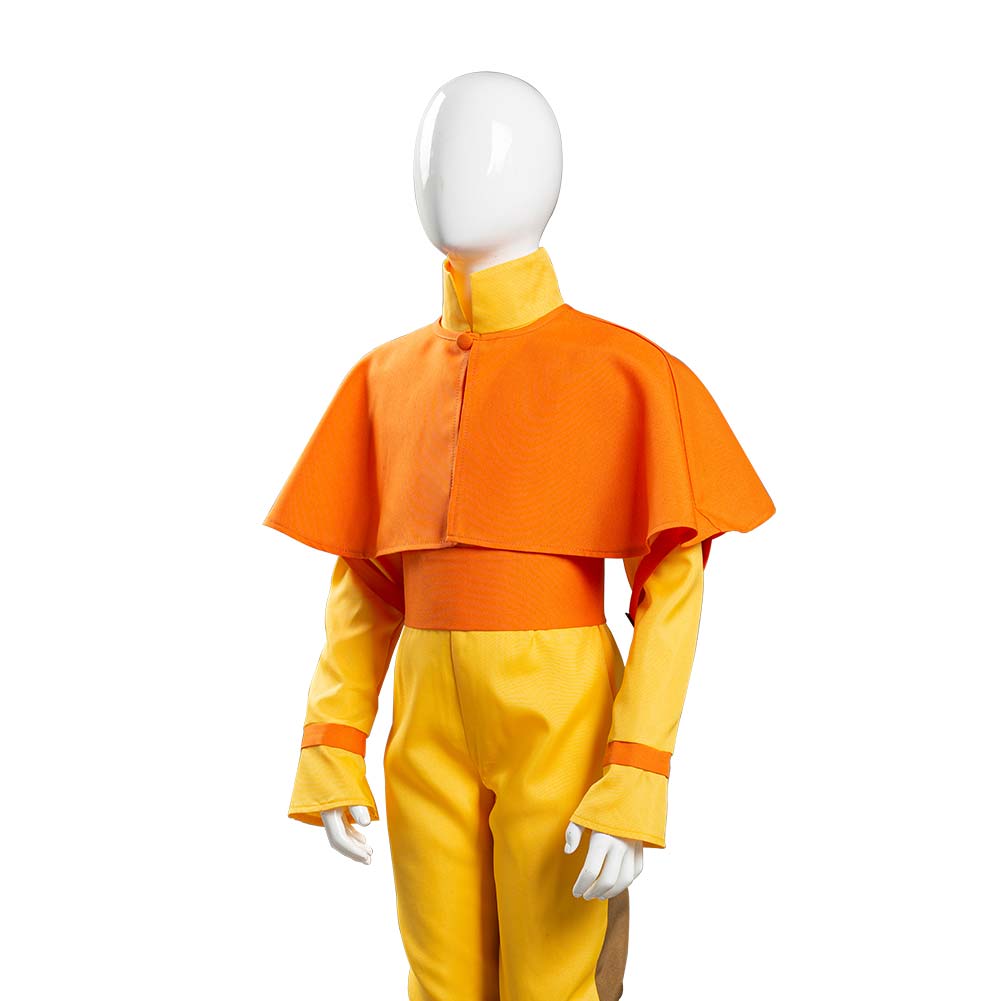 Avatar: The Last Airbender Avatar Aang Halloween Carnival Suit Cosplay Costume Kids Children Jumpsuit Outfits