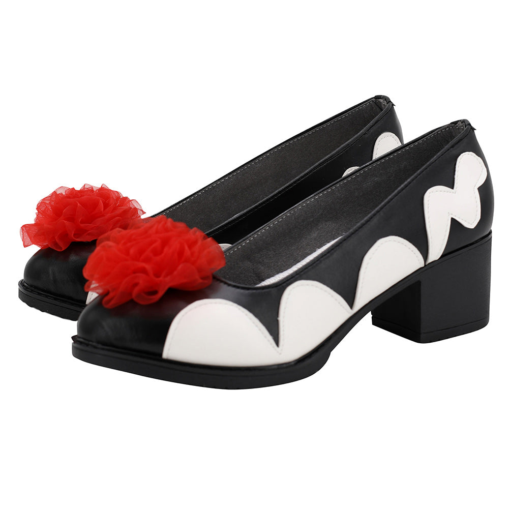 Women Stephen King‘s It Pennywise Halloween Costumes Accessory Cosplay Shoes Boots