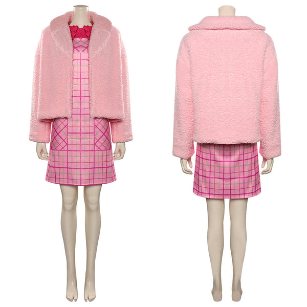 Wednesday Addams-Enid Sinclair Cosplay Costume Dress Coat Outfits