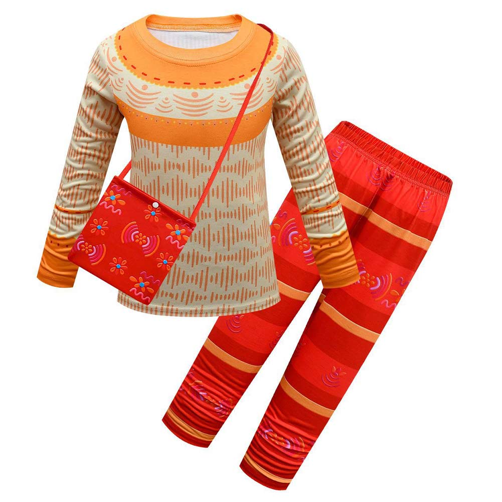 Encanto  Halloween Carnival Suit Cosplay Costume Kids Children T-shirt Bag Shorts Outfits