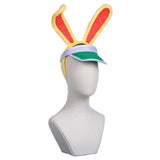 Animal Crossing: New Horizons-Zipper T. Bunny Halloween Carnival Costume Cosplay Costume Men T-shirt Overalls Outfits