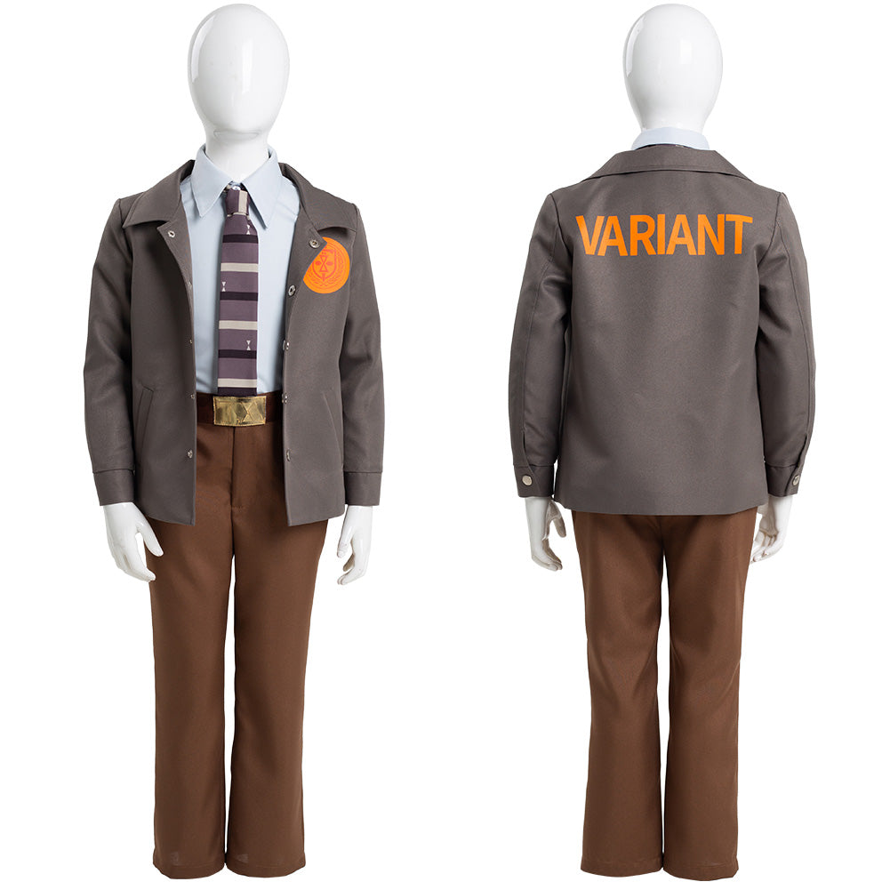 Kids Children Loki Time Variance Authority TVA  Halloween Carnival Suit Cosplay Costume Outfits