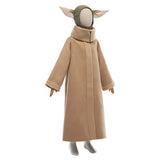 The Mando Season 2-Baby Yoda Grogu Halloween Carnival Suit Cosplay Costume Coat Headgear Outfits