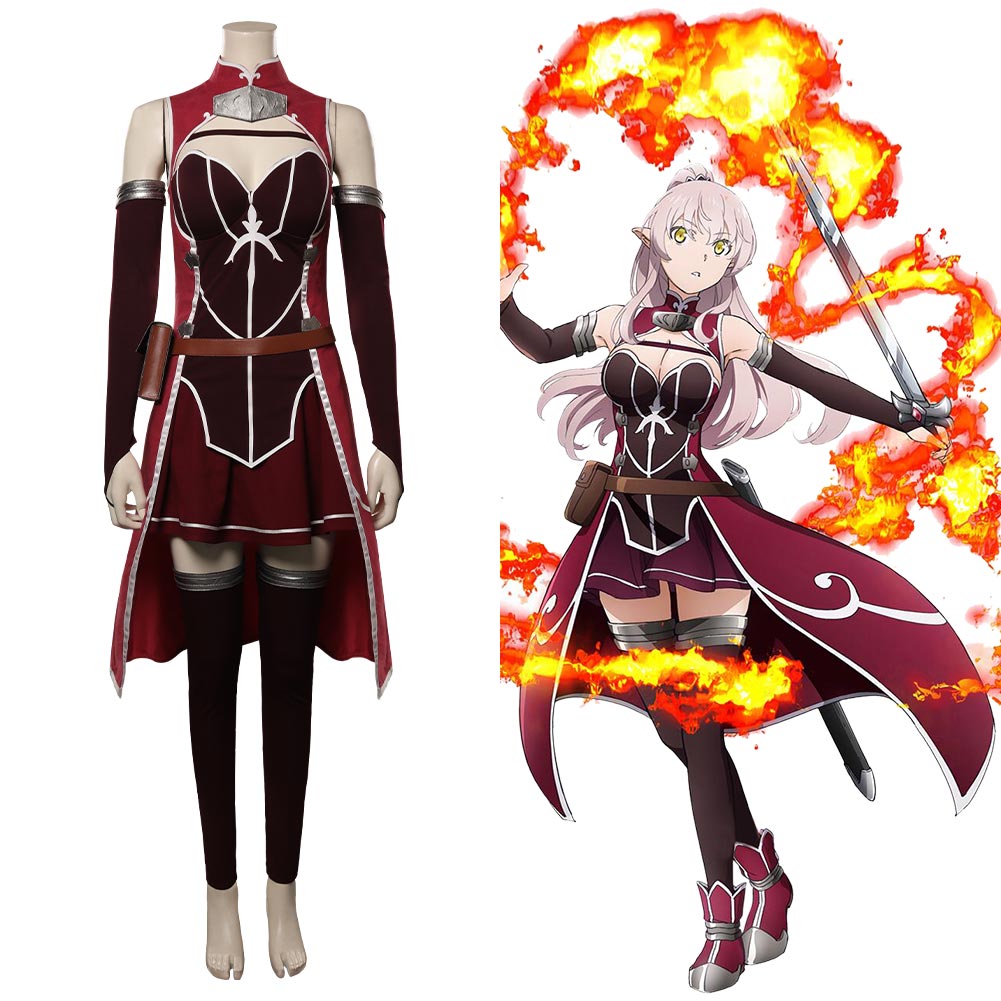 Skeleton Knight in Another World Ariane Cosplay Costume Outfits Halloween Carnival Suit