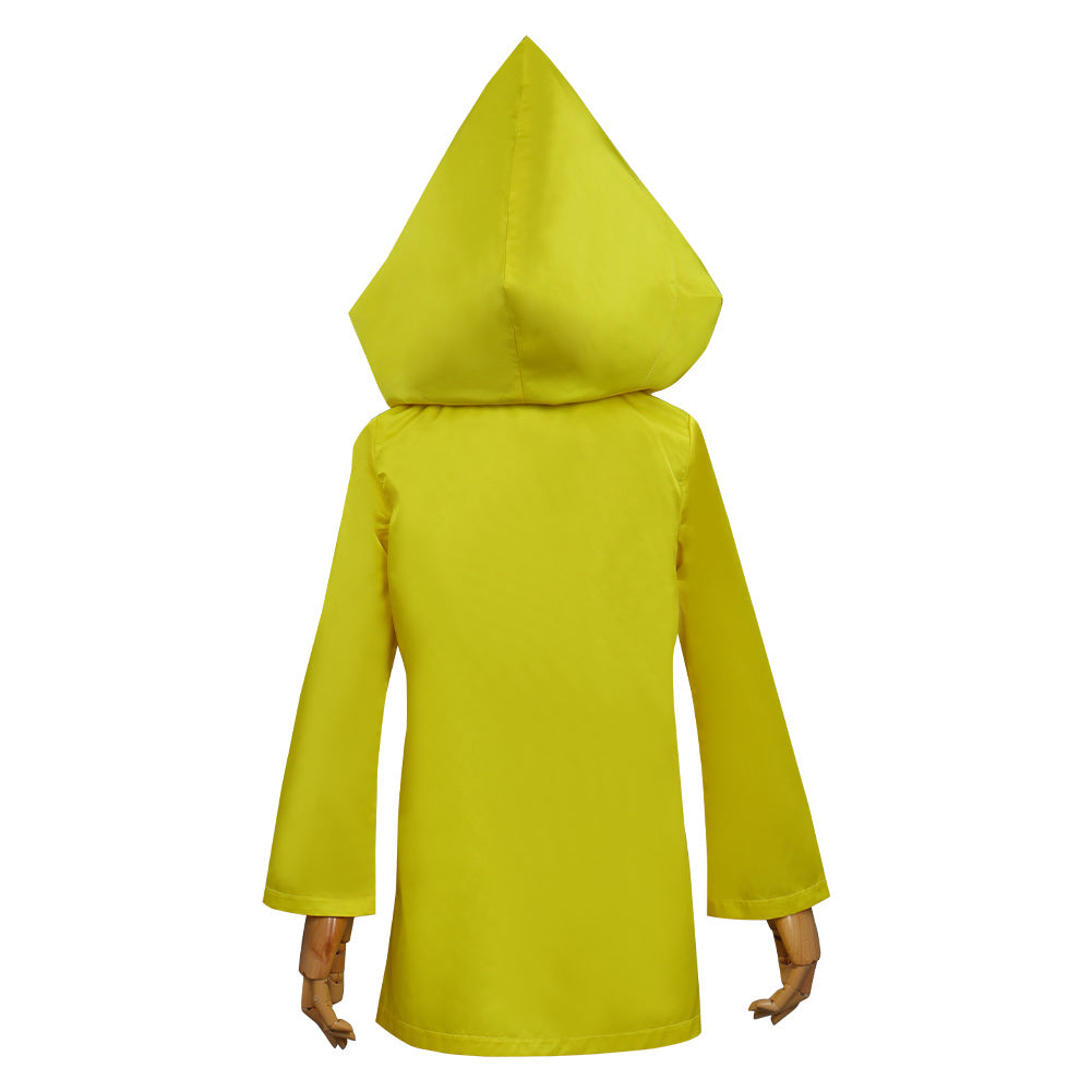 Little Nightmares II Six Halloween Carnival Suit Cosplay Costume Yellow Coat for kids