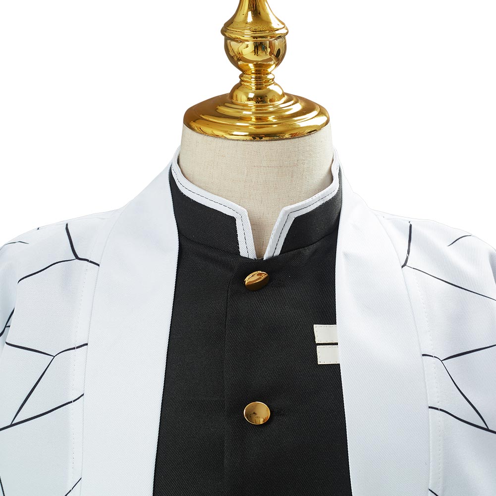 Demon Slayer Kochou Shinobu Cosplay Costume Kids Children Uniform Outfit Halloween Carnival Suit