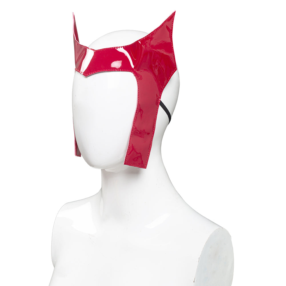 Wanda Vision Scarlet Witch Wanda Maximoff Halloween Carnival Suit Cosplay Costume Women Jumpsuit Outfits