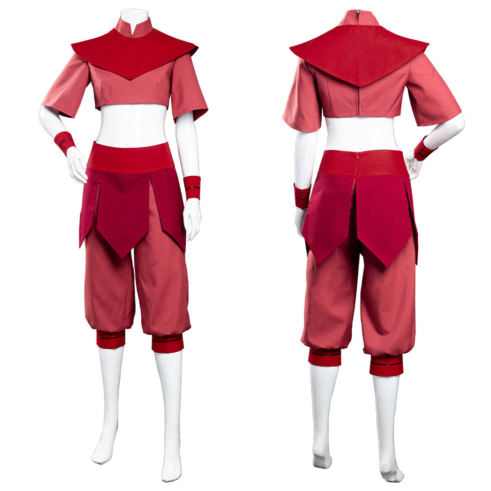 Avatar: The Last Airbender Ty Lee Halloween Carnival Suit Cosplay Costume Jumpsuit Outfits