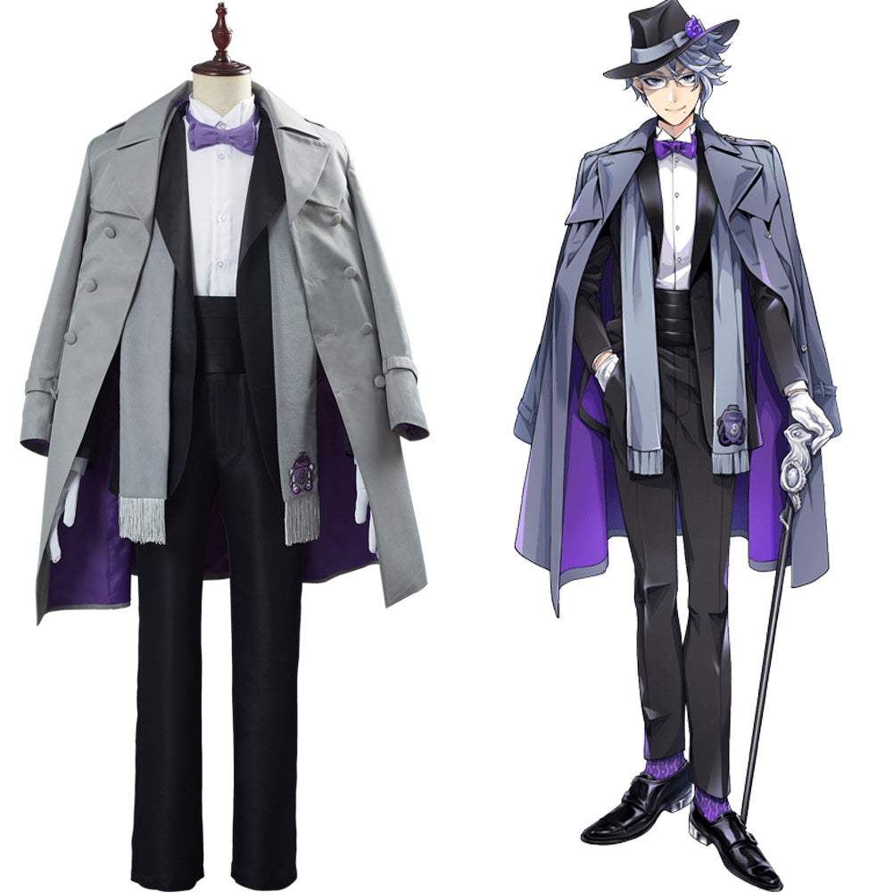 Twisted Wonderland Game Azul Ashengrotto Cosplay Costume Adult Uniform Outfit Halloween Carnival Suit