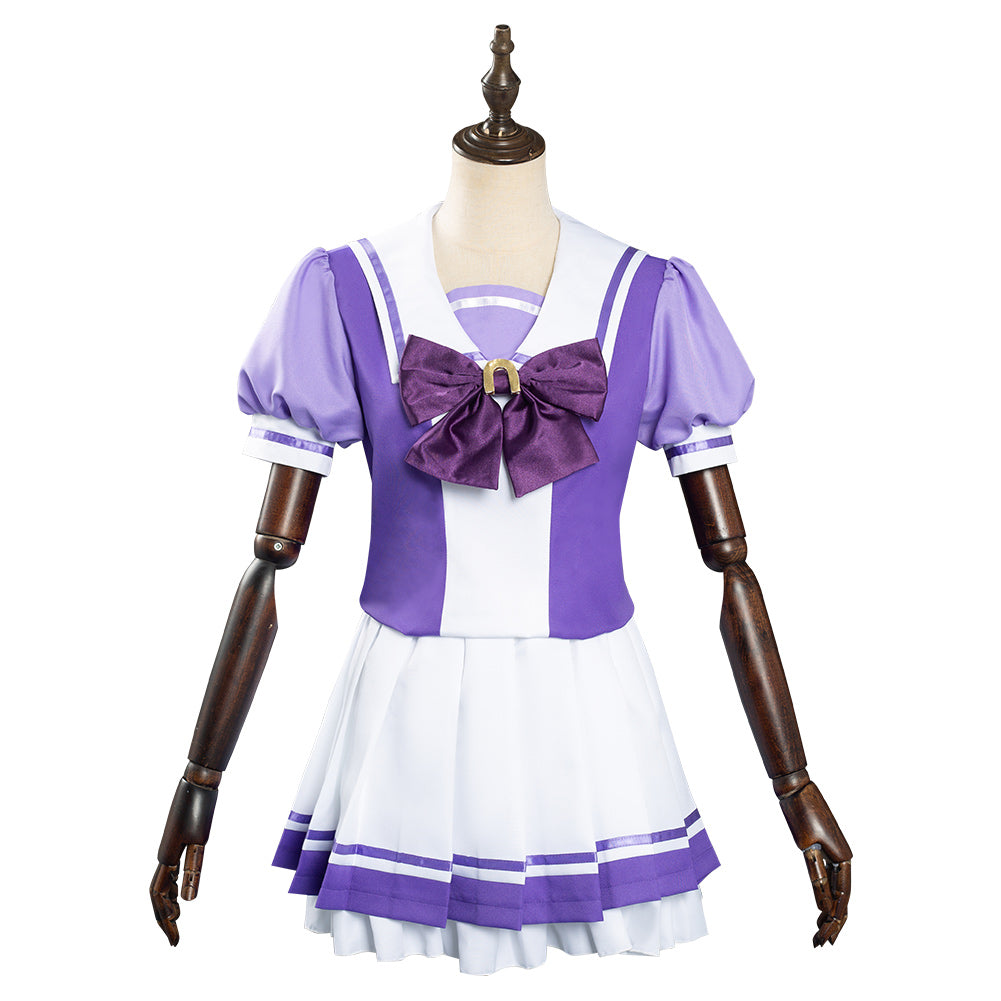 Anime Pretty Derby Halloween Carnival Suit Cosplay Costume School Uniform Dresses