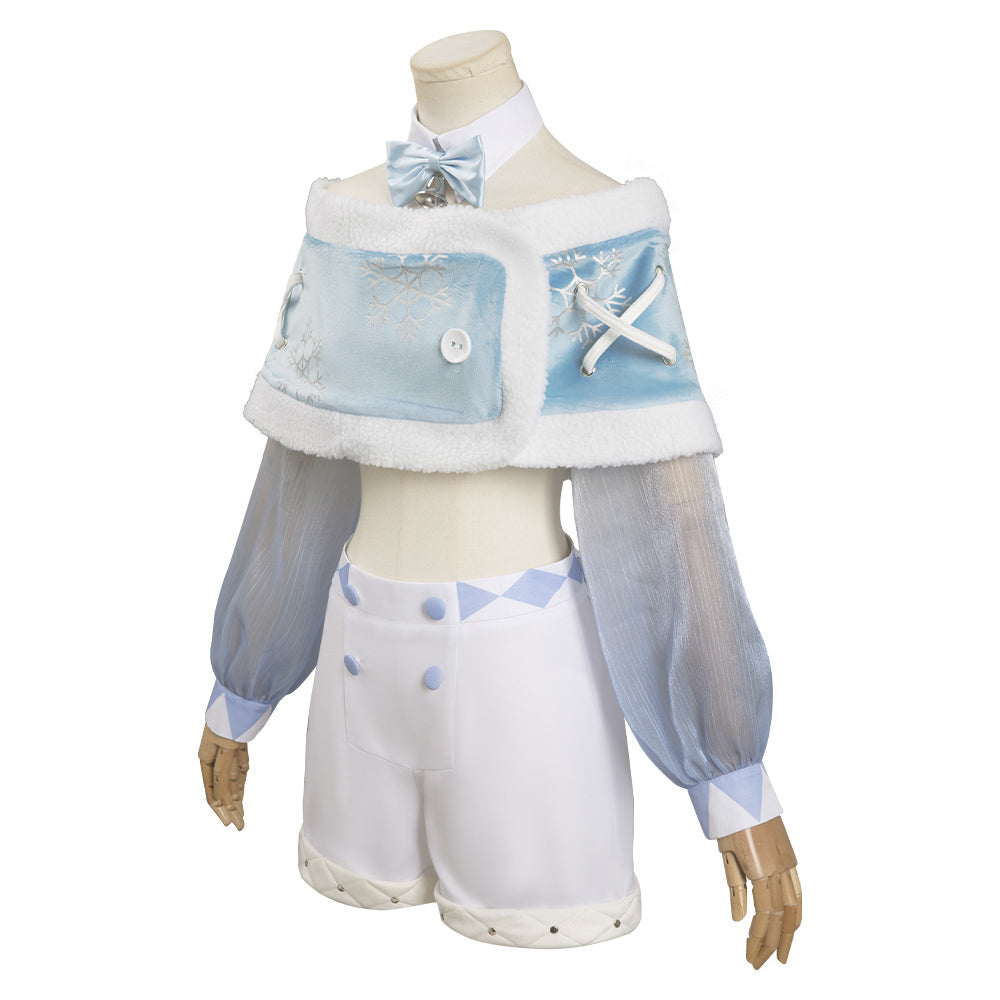 Genshin Impact Ganyu Cosplay Costume Uniform Outfits Halloween Carnival Suit