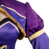 Genshin Impact Mona Alice in Wonderland Cosplay Costume Cheshire Cat Dress Outfits Halloween Carnival Suit