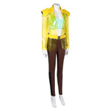Game Cyberpunk 2077 Lark Women Yellow Outfit Cosplay Costume Outfits Halloween Carnival Suit